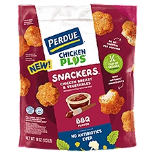 Perdue Chicken Plus Snackers BBQ Flavor Chicken Breast & Vegetables Breaded Patties, 18 oz