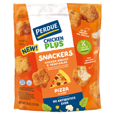 PERDUE® CHICKEN PLUS® Chicken Breast and Vegetable Snackers, Pizza Flavor