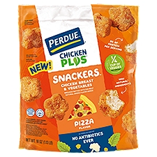 Perdue Chicken Plus Snackers Pizza Flavor Chicken Breast & Vegetables Breaded Patties, 18 oz