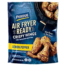 PERDUE® Air Fryer Ready Lemon-Pepper Crispy Chicken Wings, 22 oz.