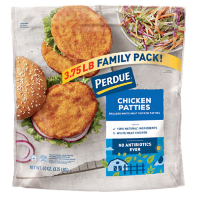 PERDUE® Breaded Chicken Breast Patties, 60 oz., 60 Ounce