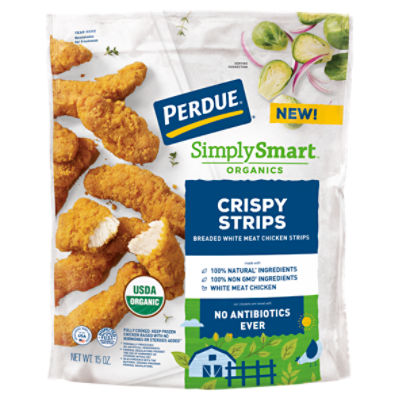 Perdue Simply Smart Organics Lightly Breaded Chicken Breast Strips with