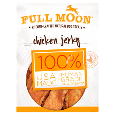 FULL MOON All Natural Human Grade Chicken Jerky Dog Treats 12 oz