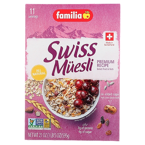 Familia Premium Recipe Swiss Müesli, 21 oz