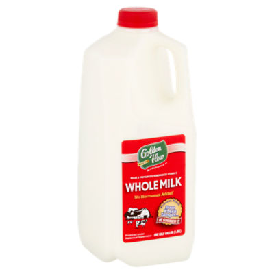 Golden Flow Whole Milk, one half gallon