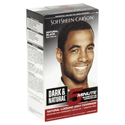 Softsheen-Carson Dark & Natural Natural Black 5 Minute Shampoo-In Haircolor, 1 application