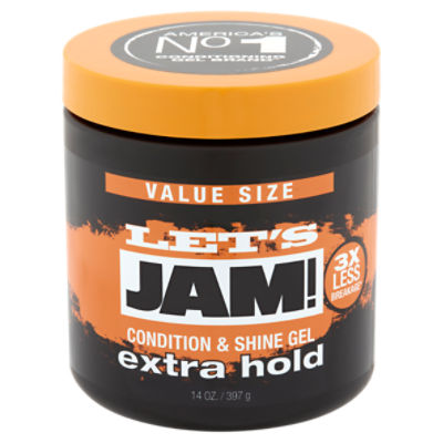 Let's Jam! Extra Hold Condition & Shine Gel Value Size, 14 oz