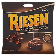 Riesen Chewy Chocolate Caramel, Candy, 5.5 Ounce