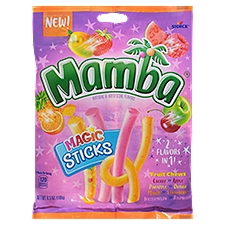 Mamba Magic Sticks Assorted Fruit Chews 6.3 oz, 6.3 Ounce