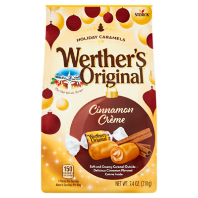 Storck Werther's Original Cinnamon Crème Holiday Caramels, 7.4 oz