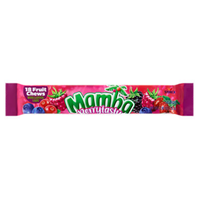 Storck Mamba Berrytasty Fruit Chews, 18 count, 2.80 oz