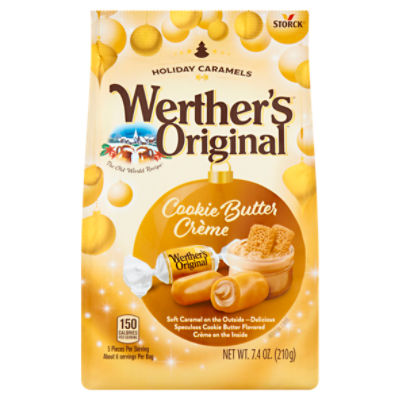 Storck Werther's Original Cookie Butter Crème Holiday Caramels, 7.4 oz