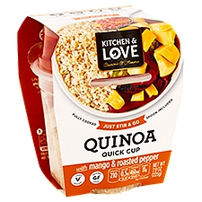 Kitchen & Love Quinoa Quick Cup with Mango & Roasted Pepper, 7.9 oz