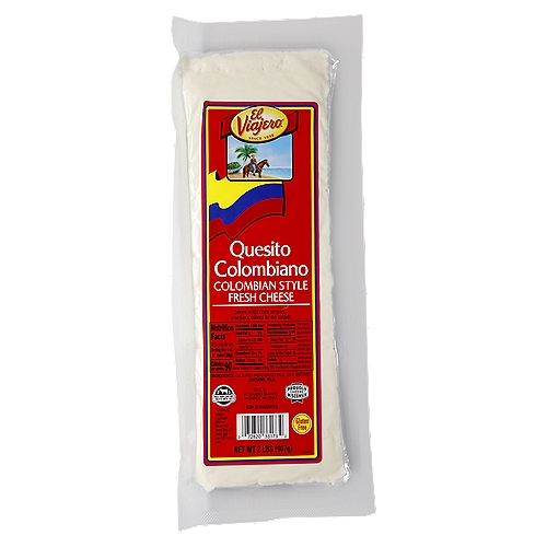 El Viajero Colombian Style Fresh Cheese, 2 lbs