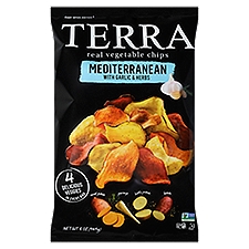 Terra Mediterranean with Garlic & Herbs Real Vegetable Chips, 5 oz