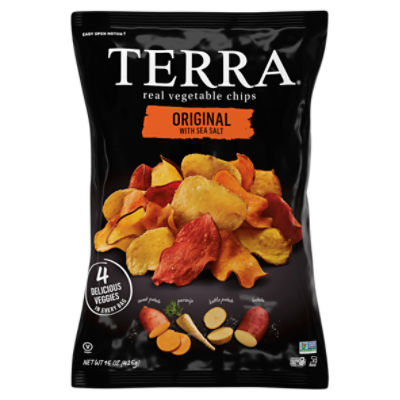 Terra Original with Sea Salt Real Vegetable Chips, 15 oz