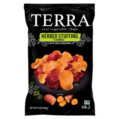 Terra Herbed Stuffing Flavored Real Vegetable Chips Limited Edition, 5 oz