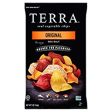 Terra Original Sea Salt, Real Vegetable Chips, 5 Ounce