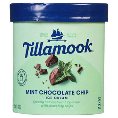 Tillamook Mint Chocolate Chip Ice Cream, 1.5 qt