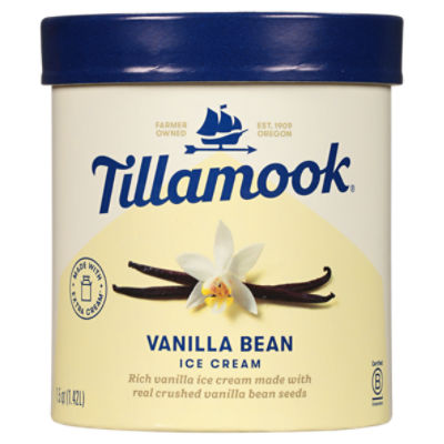 Tillamook Vanilla Bean Ice Cream, 1.5 qt