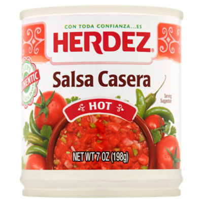 Herdez Hot Salsa Casera, 7 oz