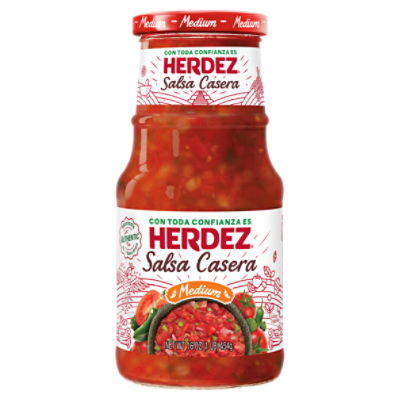 Herdez Medium Salsa Casera, 16 oz, 16 Ounce