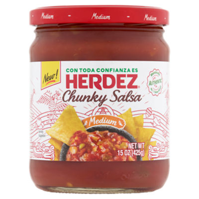 Herdez Medium Chunky Salsa, 15 oz