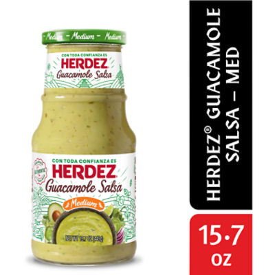 Herdez Medium Guacamole Salsa, 15.7 oz