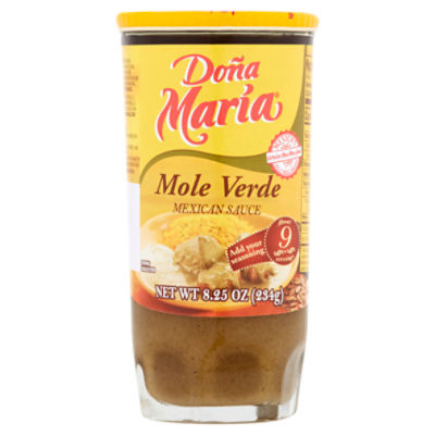 Doña Maria Mole Verde Mexican Sauce, 8.25 oz