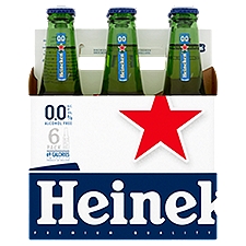 Heineken 0.0 Alcohol Free Malt Beverage, 11.2 fl oz, 6 count