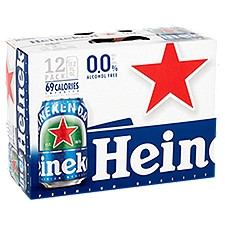 Heineken 0.0% Alcohol Free, Beer, 134.4 Fluid ounce