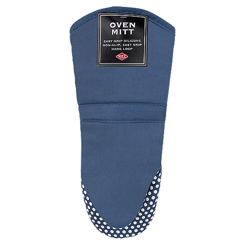 Ritz Silicone Dot Oven Mitt Fed Blue