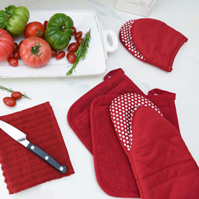  Chili Peppers Oven Mitts,Hot Mitts for Kitchen