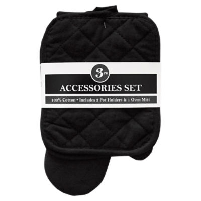 3 Pk Accessory Set - 2 PH, 1TM Black