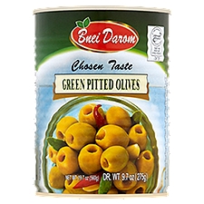 Bnei Darom Green Pitted Olives, 19.7 oz