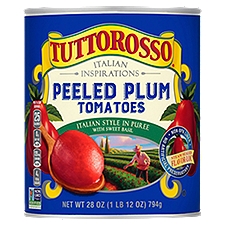 Tuttorosso Peeled Plum Tomatoes, 28 oz, 28 Ounce