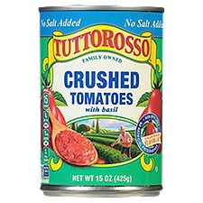 Tuttorosso Crushed Tomatoes with Basil, 15 oz