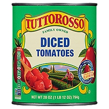 Tuttorosso Diced Tomatoes, 28 oz