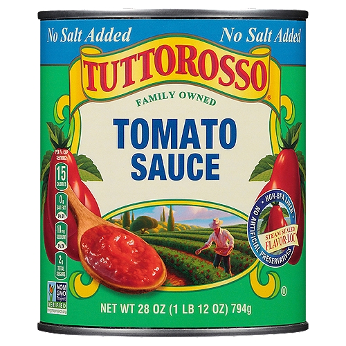 Tuttorosso No Salt Added Tomato Sauce, 28 oz