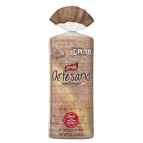 Sara Lee Artesano The Original Bakery Bread, 1 lb 4 oz