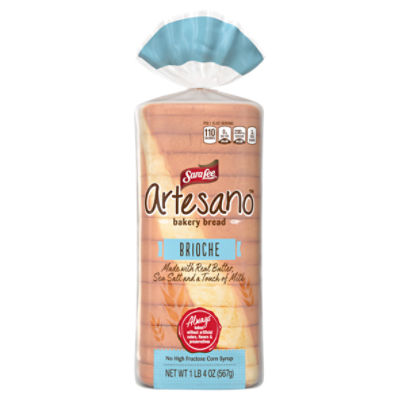 Sara Lee Artesano Brioche Bakery Bread, 1 lb 4 oz