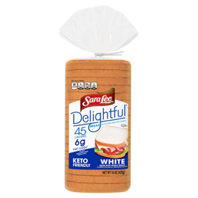 Sara Lee Delightful White made With Whole Grain Bread, Keto Friendly
