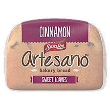 Sara Lee Artesano Cinnamon Sweet Loaves Bakery, Bread, 20 Ounce