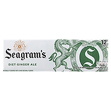 Seagram's Diet Ginger Ale, 12 fl oz, 12 count