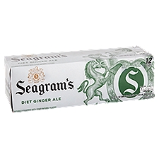 Seagram's Diet Ginger Ale, 12 fl oz, 12 count