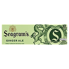 Seagram's Ginger Ale Fridge Pack Cans, 12 fl oz, 12 Pack