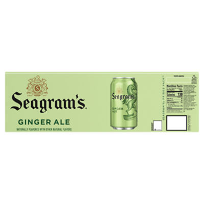 Seagram's Ginger Ale, 20 Oz. Bottles, 24 Pack