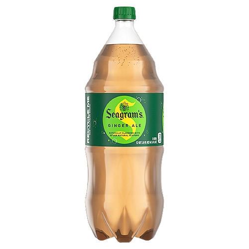 Seagram's Ginger Ale Soda, 2 liter