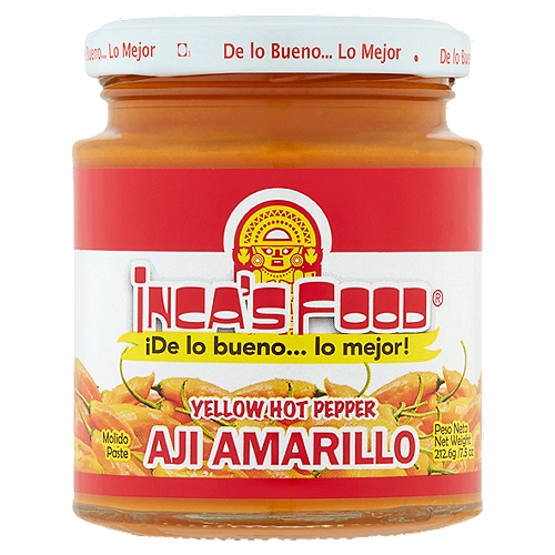 Inca's Food Aji Amarillo Yellow Hot Pepper Paste, 7.5 oz