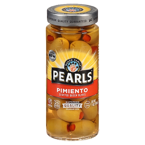 Musco Family Olive Co. Pearls Pimiento Stuffed Queen Olives, 7 oz